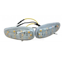 Указатель поворота боковой на крыло LED белый DAEWOO LANOS, SENS (кт- 2шт)