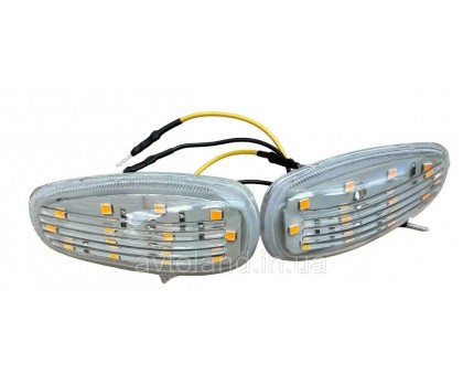 Указатель поворота боковой на крыло LED белый DAEWOO LANOS, SENS (кт- 2шт)