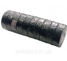 Ізолента PVC 20M 3M чорна (ШИР.19ММ/ТОВЩИНА 0,13ММ) ОРІГІНАЛ (УП.10ШТ)