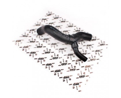 Патрубок радиатора нижний (рогатка) ORIJI Чери Амулет